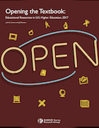 Opening the Textbook: Open Education Resources in U.S. Higher Education, 2017